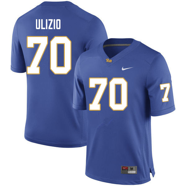 Men #70 Nolan Ulizio Pitt Panthers College Football Jerseys Sale-Royal